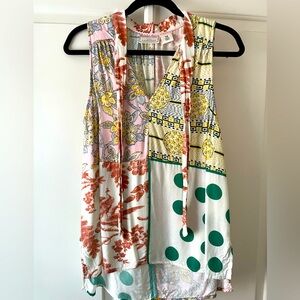 Anthropologie Moulinette Soeurs Super Cute Top Blouse Shirt Size Medium